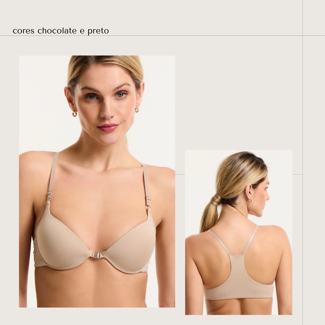Sutiã Básico Confort em microfibra